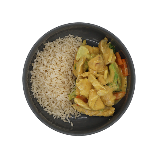 [08000] Chicken curry with vegetables, served with rice