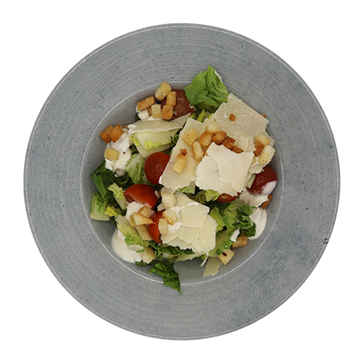 [08024] Caesar Salad mit Kirschtomaten, Croutons und Parmesan