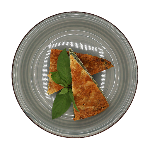 [08057] Spinach and goat's cheese quiche