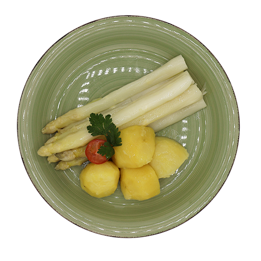 [08175] Spargel mit Kartoffeln und Butter