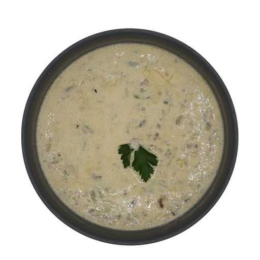 [08283] Käse - Hackfleisch - Lauch - Süppchen