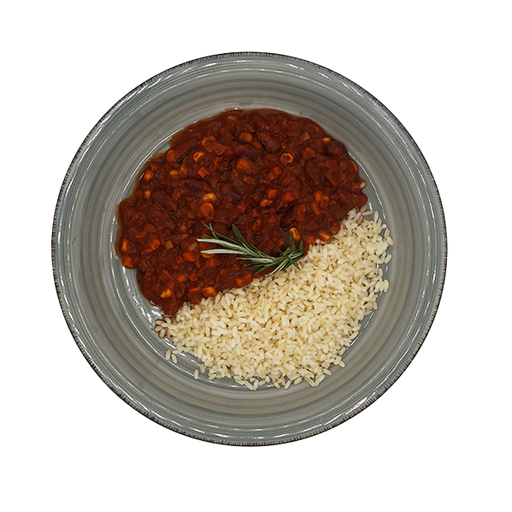 [08311] Chili sin carne with rice (vegan)