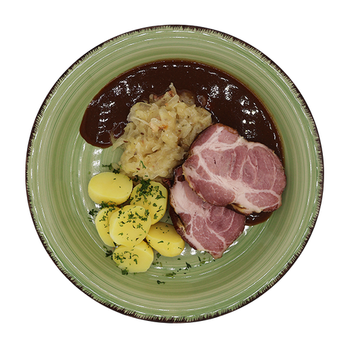 [08319] Smoked pork with sauerkraut and potatoes