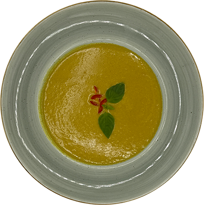 [08962] Cream of corn and coconut curry soup