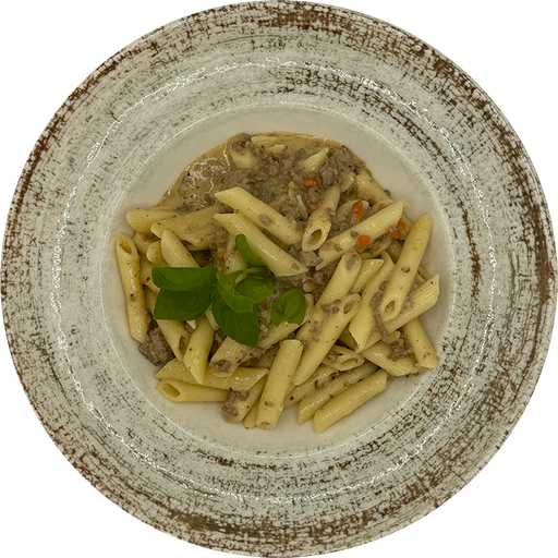 [08983] Penne mit weißer Bolognesesauce vom Rind